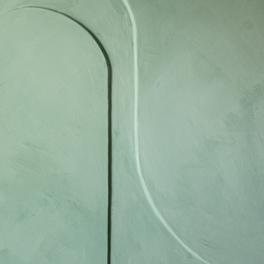 GREEN SCULPTURAL WALL ART - MiSo Architects