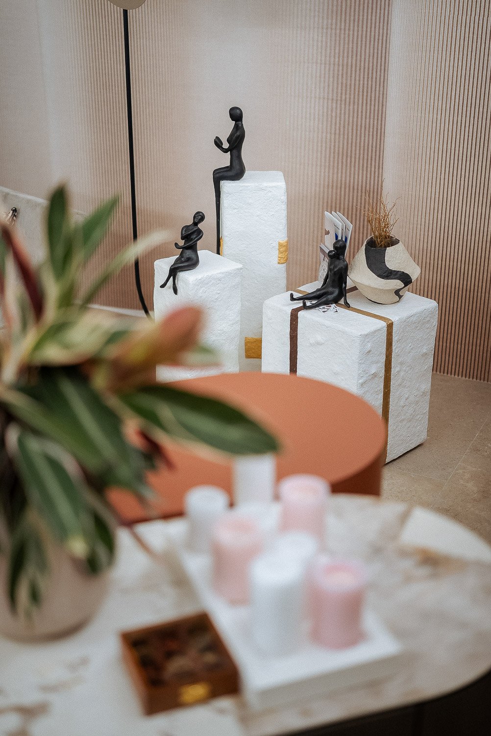 THREE STATES OF MIND - Clay Sculptures  @360 Furniture Concept Store