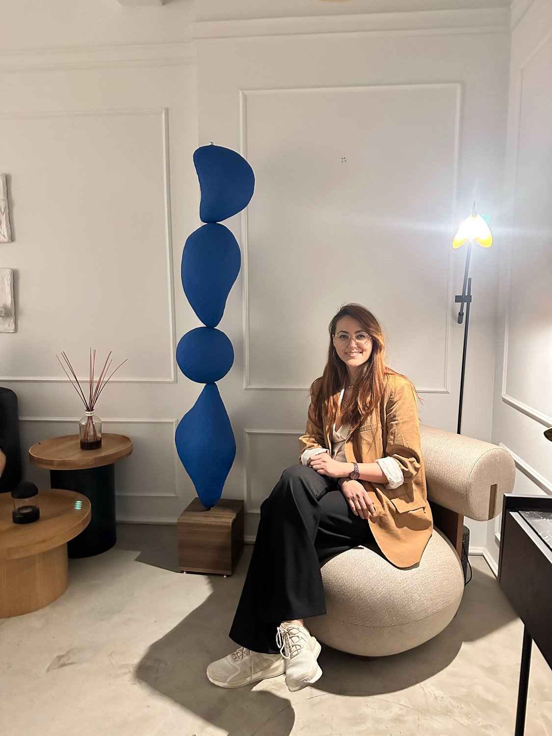 RHYTHM OF THE BLUE - Sculptural Statement Art Pieces @Paris14A