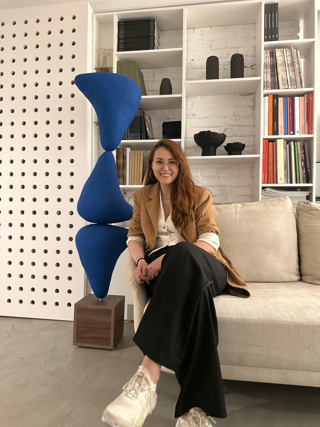 RHYTHM OF THE BLUE - Sculptural Statement Art Pieces @Paris14A