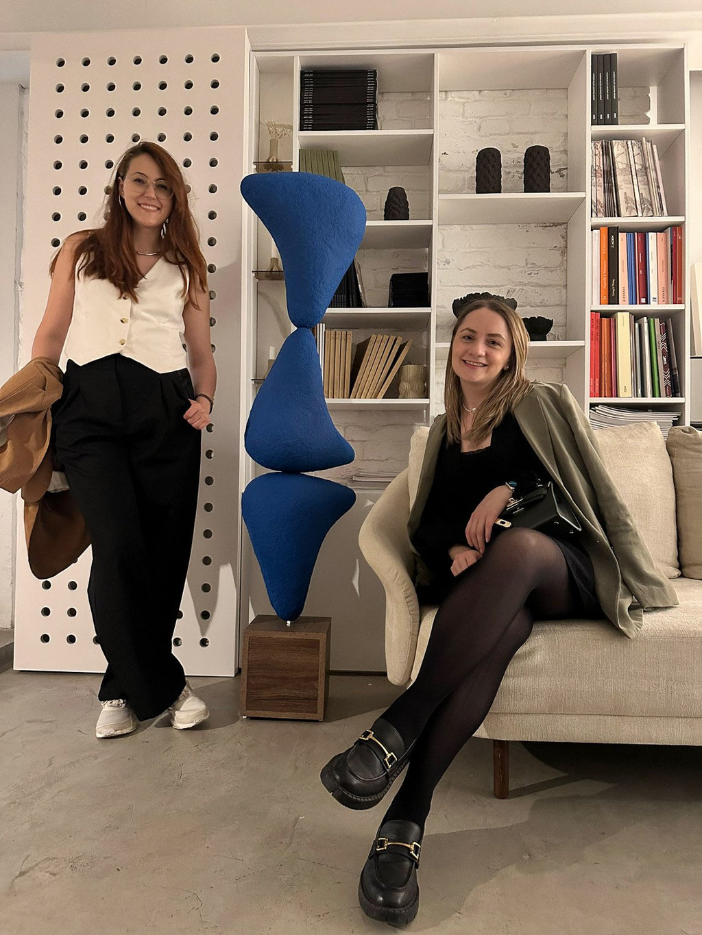 RHYTHM OF THE BLUE - Sculptural Statement Art Pieces @Paris14A