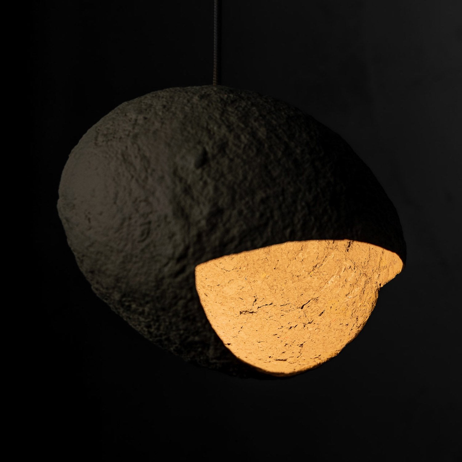 NIDO- Spheric Natural Pendant Light for contemporary Interiors