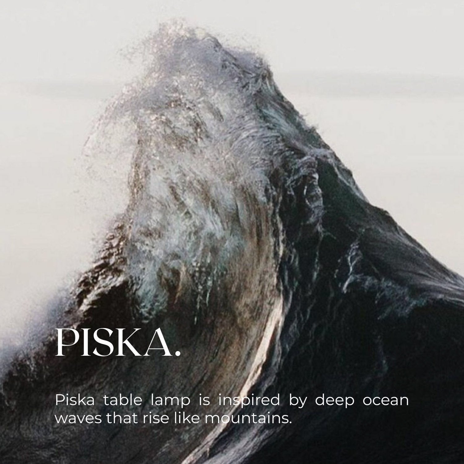 PISKA - Paper Table Lamp for living room